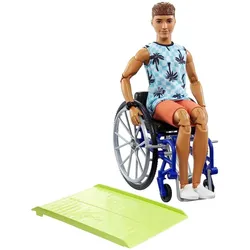 Mattel HJT59 - Barbie - Fashionistas - Ken Puppe im Rollstuhl
