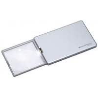 Eschenbach 152111 Easy Pocket Handlupe mit LED-Beleuchtung Vergrößerungsfaktor: 3 x