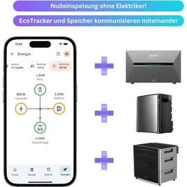 myvoltaics Balkonkraftwerk 1760 Watt Bifazial 1760 W inkl. Marstek Venus D 0-7,68 kWh Smartmeter