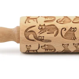 Folkroll »3D-Motiv-Teigrolle« braun,