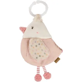 Fehn Stoffbuch Vogel Rosa