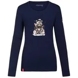 ALMGWAND 1928 Trauneralm Damen Longsleeve, blau - XL