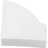 100pcs Kaffeefilter weiche Textur Holz Zellstoff Kaffeefilter Papier Kegel für Drip Kaffeemaschine