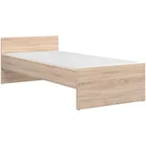 MID.YOU Bett Nepo Plus 90 x 200 cm Eiche massiv natur