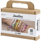 Creativ Company Mini Craft Mix Schmuck, Bunte Armbänder, 1 Packung, klein