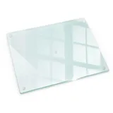 Tulup Glasschneidebrett 1-tlg. 52 x 40 cm Transparent