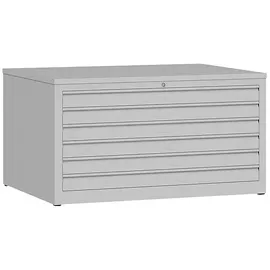 Lüllmann Planschrank 113,5 x 60,5 x 83,5 cm grau
