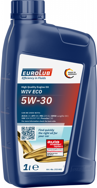 5W-30 Eurolub WIV ECO Motoröl 1 Liter