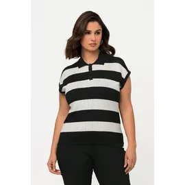 Ulla Popken Pullover in schwarz | Gr.: 54-56