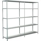 SCHULTE Regalwelt Anbauregal Stahl 200 x 220 x 50 cm weiß