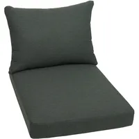 GO-DE Palettenkissen 80 x 60 x 12 cm anthrazit 2-tlg.