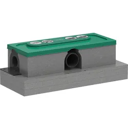 uBox universal Standardinstallation (Ausführung: Hansgrohe uBox universal Grundkörper f. Duschrinne für flache Installation)