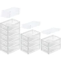 Proregal SuperSparSet 10x Transparenter Eurobehälter LightLine mit offenem Griff