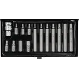 Yato Bit-Set Jeu de 15 clés hexagonales spéciales, Spezial-Sechskantschlüssel-Set 15-teilig, 15-St., Spezial-Sechskantschlüssel-Set 15-teilig bunt