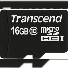 Transcend microSDHC Class 10 + SD-Adapter 16 GB