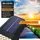 Brandson Solarleuchte schwarz 80 Lumen 4er Set