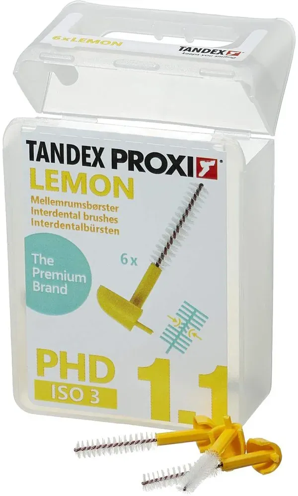 TANDEX PROXI Interdentalbürste PHD 1.1/ISO 3 lemon 6 St