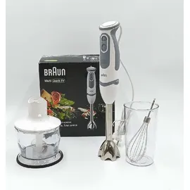 Braun MultiQuick 5 MQ 5235 WH Stabmixer premium weiß/grau