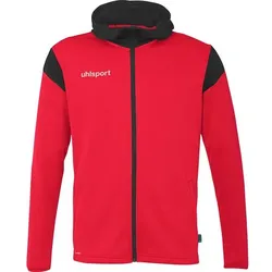 UHLSPORT Herren Jacke Squad 27 Training Hood Jacke, rot/schwarz, S