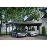 Kiehn-Holz Doppelcarport KH 311 6,34 x 5,04 m grau