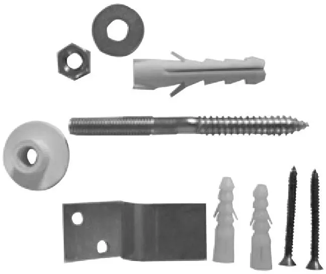VitrA Ersatzteil Befestigungs-Set Winkelbefestigung asymmetrische Waschtische,424019YP1TE 424019YP1TE