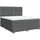 vidaXL Boxspringbett 180 x 200 cm Dunkelgrau