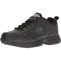 Skechers for Work Women's Dighton Bricelyn Wide Work Shoe, Black, 8 W US