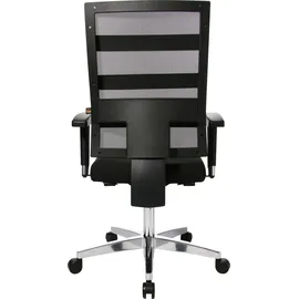 TOPSTAR X-Pander mit Armlehnen schwarz/schwarz/alu poliert