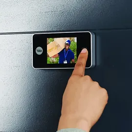 Yale DDV 500 Digitaler Türspion 3,2 Zoll Silber