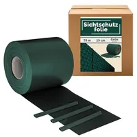 TSGPS Sichtschutzstreifen 70 m grün PVC