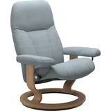 Stressless Stressless® Relaxsessel »Consul«, mit Classic Base, Größe S, Gestell Eiche, blau