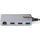 Startech StarTech.com 3-Port USB Hub with Ethernet 3X USB-A Ports, Gigabit Ethernet RJ45, USB 3.0 5Gbps, Bus-Powered, USB auf USB Verteiler/Adapter - 30cm langes Kabel - Laptop Mini USB Hub mit LAN (5G3AGBB-USB-A-HUB)