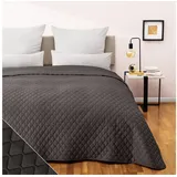 Blumtal Tagesdecke 170x210 cm - Oeko-TEX zertifizierter Bettüberwurf als Tagesdecke 90x200 - Überwurf Couch - Bedspread Anthrazit