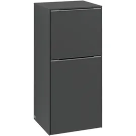 Villeroy & Boch Subway 3.0 Seitenschrank 40 x 86 x 36,2 cm Weiß/Volcano Black