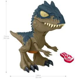 Jurassic World Mega Brüll Allosaurusfigur 12 cm - Grün/Mehrfarbig