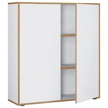 VCM Salia Aktenschrank 100 x 33 x 110 cm weiß
