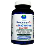 Tri-Magnesium Citrat Pur 180 Pulver Kapseln Organisches Magnesium Pur. 27140-180