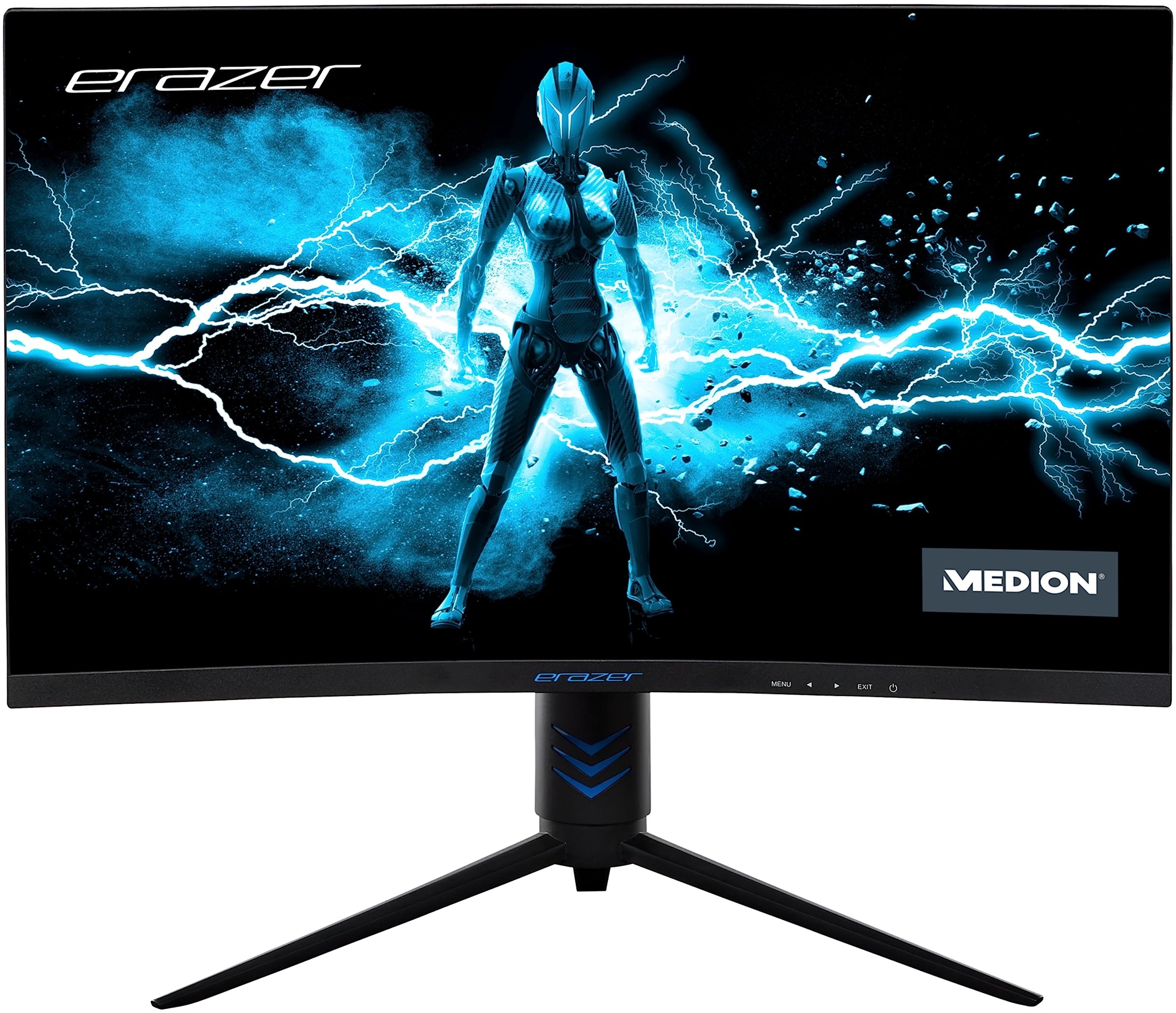 MEDION ERAZER Spectator X30 (MD 21240) 68,6 cm (27 Zoll) QHD Widescreen Curved Gaming Monitor (240Hz, 1440p, Adaptive Sync, 16:9, 1ms, HDMI, Display Port, MD21240)