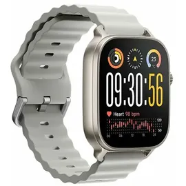 Realme Watch 5 BT 40 mm Aluminiumgehäuse Titanium Silver Sportarmband Silber One Size