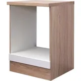 Flex-Well Herdumbauschrank Valero 60 x 86 x 60 cm Weiß