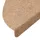 vidaXL Stufenmatten Selbstklebend 30 Stk. Beige 56x17x3 cm