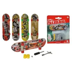 SIMBA 103306083 Finger Skateboard, 6-fach sortiert