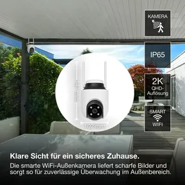 Osram SMART+ Außenkamera 360° Weiß