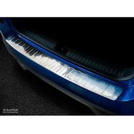 Avisa Edelstahl Heckstoßstangenschutz kompatibel mit Skoda Kamiq 2019- 'Ribs'
