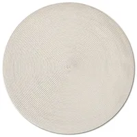 Zeller 27042 Platzset Twist, PP, Creme, ca. Ø 38 cm, Ø38