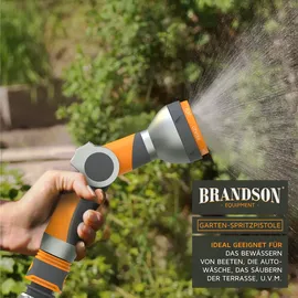 Brandson Multifunktionsbrause 0,2 m grau/orange