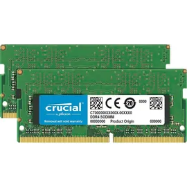 Crucial 32GB Kit (2x16GB) DDR4-3200 CL22 SO-DIMM Arbeitsspeicher