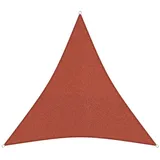sunprotect 83215 Professional Sonnensegel, 5 x 5 x 5 m, Dreieck, wind- & wasserdurchlässig, rot