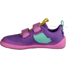 Affenzahn Barfußschuh Lucky Kreativ Tukan Lavendel / Türkis 24