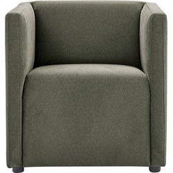 Cocktailsessel CALIZZA INTERIORS "Grivola", grün (forest), B:66cm H:68cm T:67cm, 60% Recycling-Polyester, 40% Polyester, Sessel